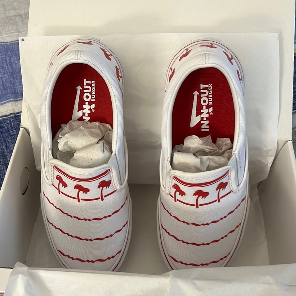 NIB/NWT In-N-Out Slip On Sneakers